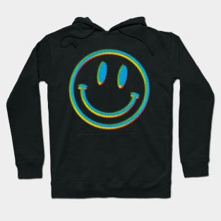 Acid Smiley in blue Hoodie